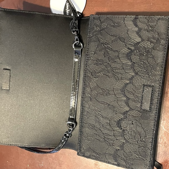 Black Nieman Marcus Embellished Clutch - Picture 6 of 8